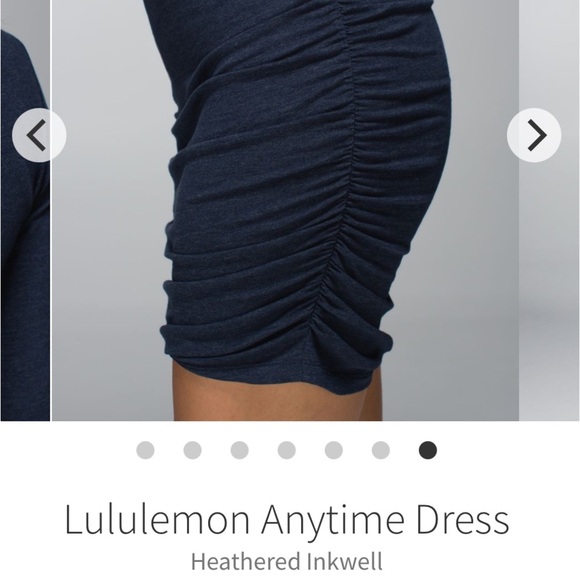 Lululemon Anytime Dress heathered inkwell - Picture 5 of 13